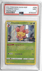 V1084: 2021: CHERRIM-HOLO: SWSH088: PRERELEASE: PSA 9: MINT: 87502267